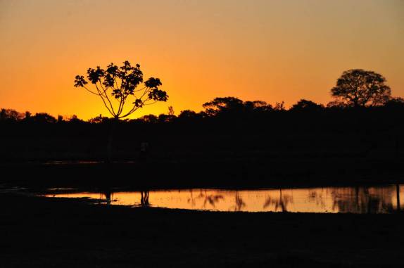 Final de um dia inesquecível, em hotel em Porto Jofre, no final da rodovia Transpantaneira, no Pantanal Norte, no Mato Grosso